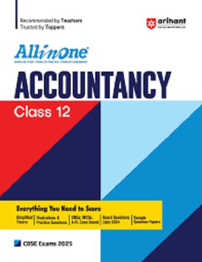 ALL IN ONE ACCOUNTANCY CBSE Class 12th | Arihant Publications