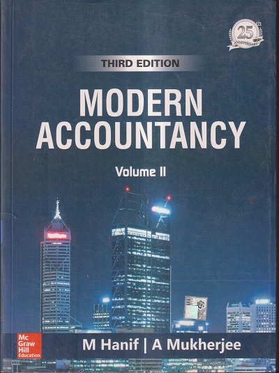 MODERN ACCOUNTANCY VOLUME II | M HANIF , A. MUKHERJEE