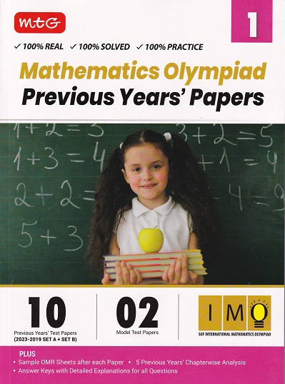 MATHEMATICS OLYMPIAD PREVIOUS YEARs PAPERS Class 1 | MTG