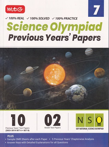 SCIENCE OLYMPIAD PREVIOUS YEARs PAPERS Class 7 | MTG
