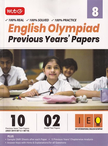 ENGLISH OLYMPIAD PREVIOUS YEARs PAPERS Class 8 | MTG