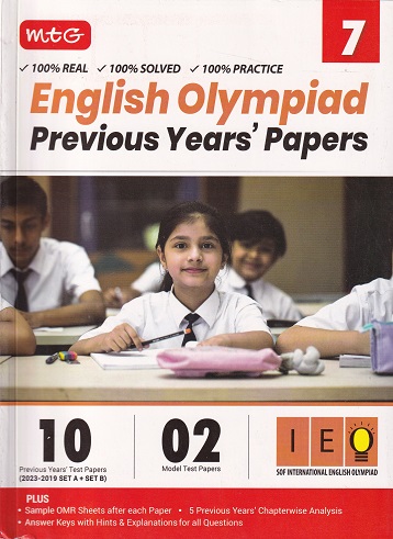 ENGLISH OLYMPIAD PREVIOUS YEARs PAPERS Class 7 | MTG