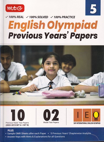ENGLISH OLYMPIAD PREVIOUS YEARs PAPERS Class 5 | MTG