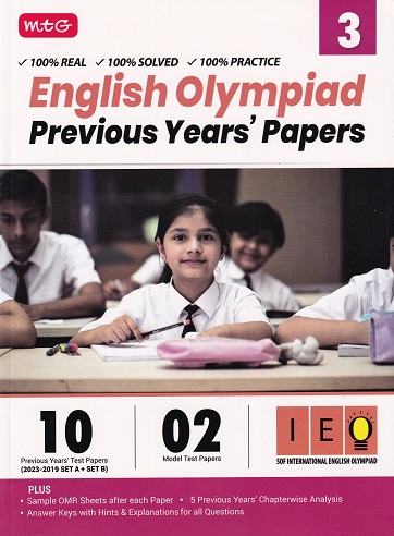 ENGLISH OLYMPIAD PREVIOUS YEARs PAPERS Class 3 | MTG