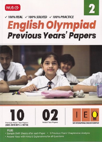 ENGLISH OLYMPIAD PREVIOUS YEARs PAPERS Class 2 | MTG