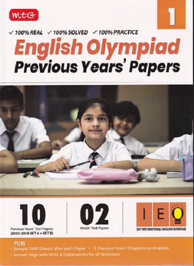ENGLISH OLYMPIAD PREVIOUS YEARs PAPERS Class 1 | MTG
