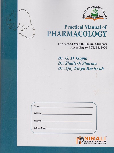 PRACTICAL MANUAL OF PHARMACOLOGY (Second Year D.Pharm. PCI, ER 2020)