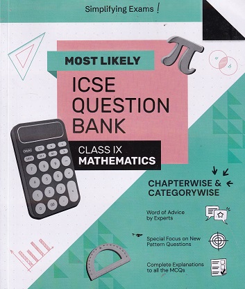MOST LIKELY ICSE QUESTION BANK (Chapterwise & Categorywise) 2025 Class IX/Class 9th MATHEMATICS | Oswal Gurukul