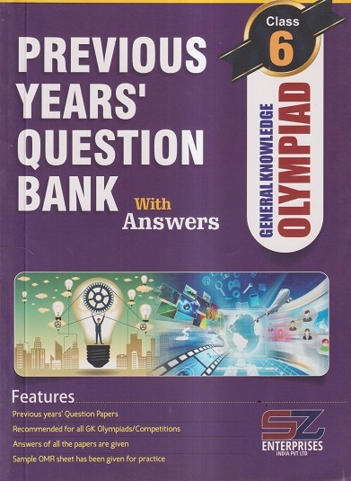 PREVIOUS YEARs QUESTION BANK With Answers GENERAL KNOWLEDGE OLYMPIAD Class 6 | SILVER ZONE