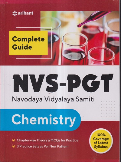 COMPLETE GUIDE NVS-PGT NAVODAYA VIDYALAYA SAMITI CHEMISTRY | ARIHANT