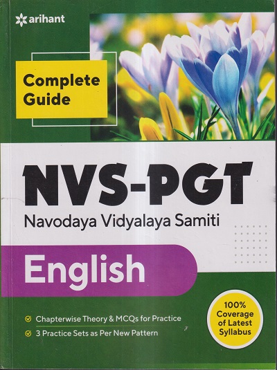 COMPLETE GUIDE NVS-PGT NAVODAYA VIDYALAYA SAMITI ENGLISH | ARIHANT