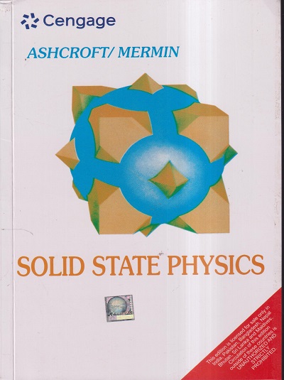 SOLID STATE PHYSICS | ASHCROFT / MERMIN | CENGAGE