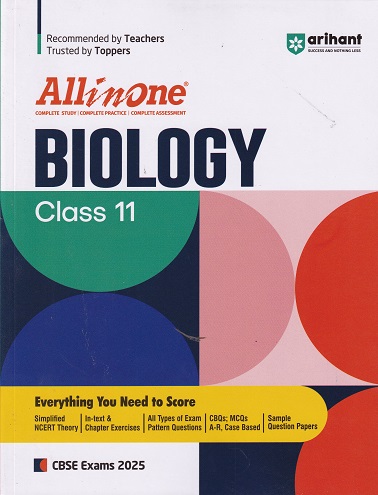 ALL IN ONE BIOLOGY CBSE Class 11th | Arihant Publications