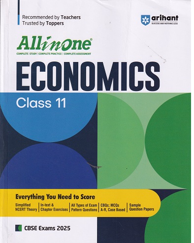 ALL IN ONE ECONOMICS CBSE Class 11th | Arihant Publications
