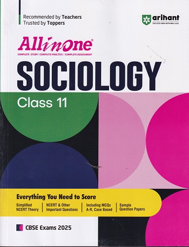 ALL IN ONE SOCIOLOGY CBSE Class 11th | Arihant Publications