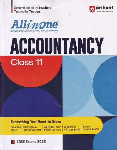 ALL IN ONE ACCOUNTANCY CBSE Class 11th | Arihant Publications