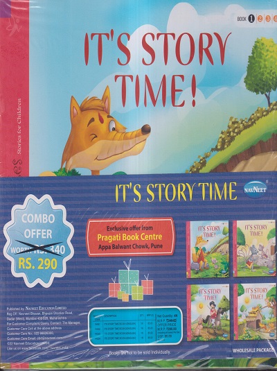 IT'S STORY TIME ! (PACK OF 4 BOOKS) (BOOK 1 TO 4) | NAVNEET PUBLICATIONS