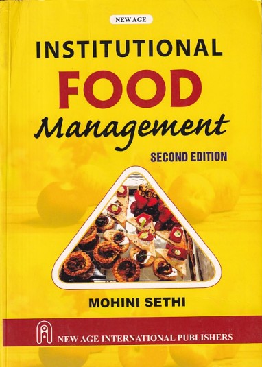 INSTITUTIONAL FOOD MANAGEMENT | MOHINI SETHI | New Age