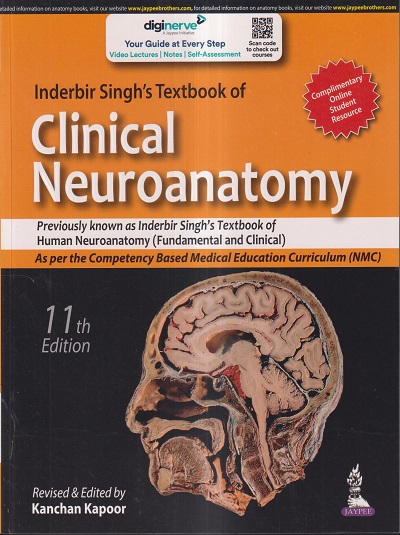 INDERBIR SINGHs TEXTBOOK OF CLINICAL NEUROANATOMY | KANCHAN KAPOOR | Jaypee