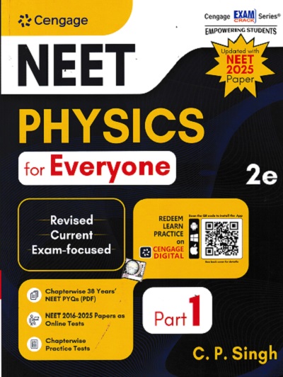 NEET PHYSICS For Everyone (Includes Solved Paper NEET 2025) Part 1 | C.P. SINGH | Cengage