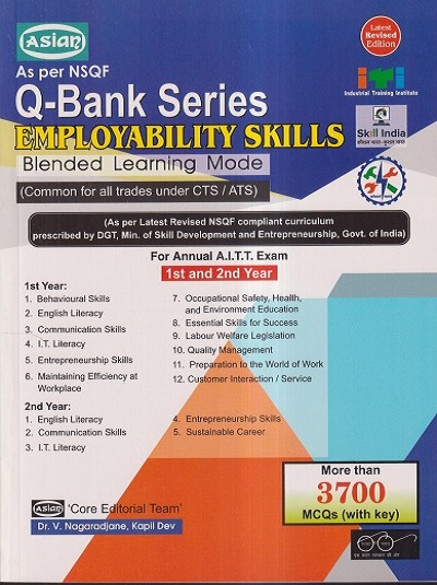 Q-BANK SERIES EMPLOYABILITY SKILLS (BLENDED MODE OF LEARNING) | DR. V. NAGARADJANE, KAPIL DEV | Computech