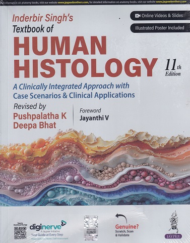 TEXTBOOK OF HUMAN HISTOLOGY | PUSHPALATHA K, DEEPA BHAT, KALPANA RAMACHANDRAN, INDERBIR SINGH | Jaypee