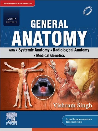 GENERAL ANATOMY (With Systemic Anatomy, Radiological Anatomy, Medical Genetics) | VISHRAM SINGH | Elsevier