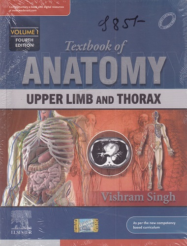 TEXTBOOK OF ANATOMY (Upper Limb And Thorax) Volume 1 | VISHRAM SINGH | Elsevier