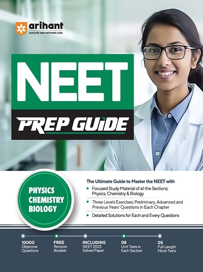 NEET PREP GUIDE (Physics, Chemistry, Biology) Free Revision Points Booklet | Arihant Publications