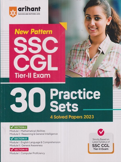 New Pattern SSC CGL TIER- II EXAM (30 Practice Sets) | Arihant Publications