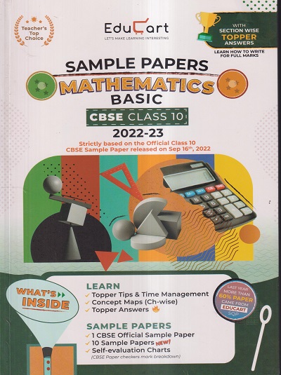 SAMPLE PAPERS CBSE CLASS- 10 MATHEMATICS BASIC 2022-23 | EDUCART