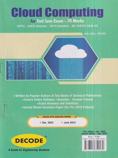 DECODE CLOUD COMPUTING (E & TC Sem 7) SPPU | IRESH A. DHOTRE | Technical Publishers