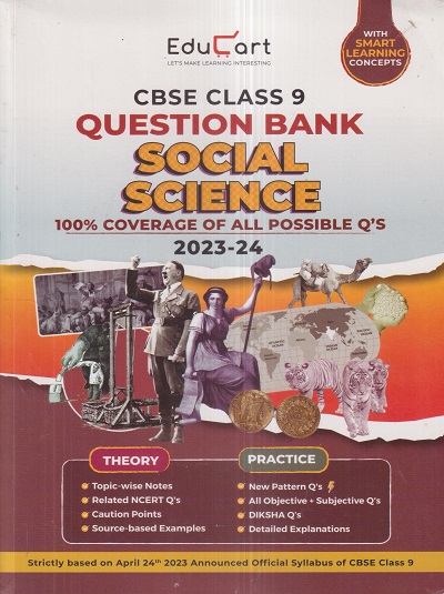 CBSE QUESTION BANK 2023-24 SOCIAL SCIENCE Class-9 | Educart