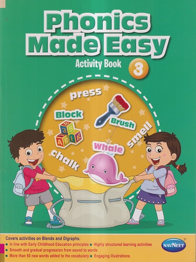 PHONICS MADE EASY ACTIVITY BOOK- 3 | नवनीत एज्युकेशन (इंडिया) लि (Navneet Education India Ltd)