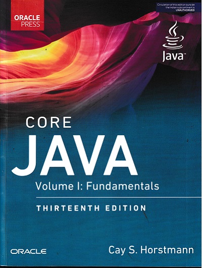CORE JAVA VOL I-FUNDAMENTALS | CAY S. HORSTMANN | PEARSON