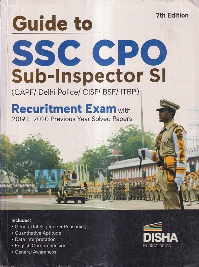 GUIDE TO SSC CPO SUB-INSPECTOR SI RECRUITMENT EXAM | DISHA PUBLICATIONS