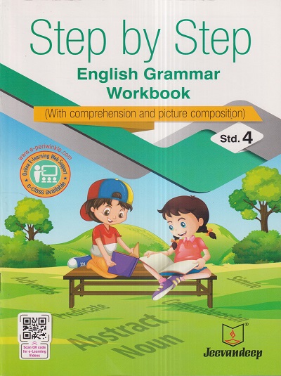 STEP BY STEP ENGLISH GRAMMAR WORKBOOK Std- 4 | Jeevandeep
