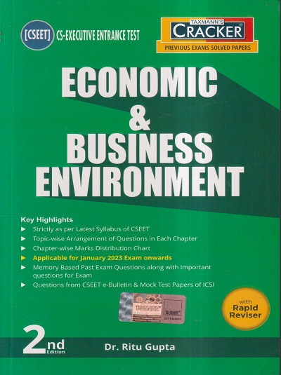 ECONOMIC & BUSINESS ENVIRONMENT 2023 | DR. RITU GUPTA | TAXMANN