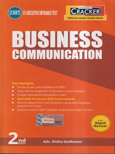 BUSINESS COMMUNICATION 2023 | ADV. RITIKA GODHWANI | TAXMANN