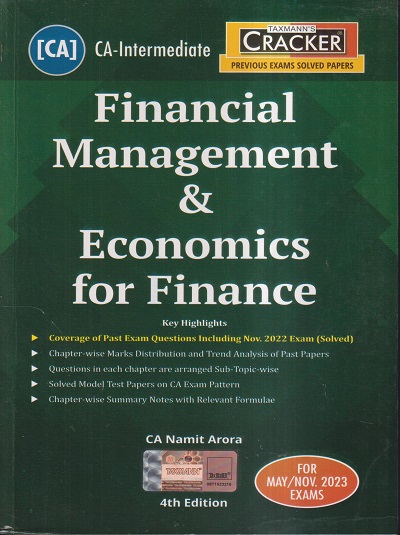 FINANCIAL MANAGEMENT & ECONOMICS FOR FINANCE 2023 | CA MNAMIT ARORA | TAXMANN
