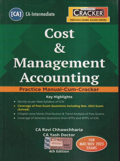 COST & MANAGEMENT ACCOUNTING 2023 | CA RAVI CHHAWCHHARIA, CA YASH DOCTOR | TAXMANN