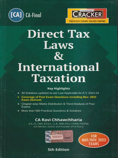 DIRECT TAX LAWS & INTERNATIONAL TAXATION 2023 | CA RAVI CHHAWCHHARIA | TAXMANN
