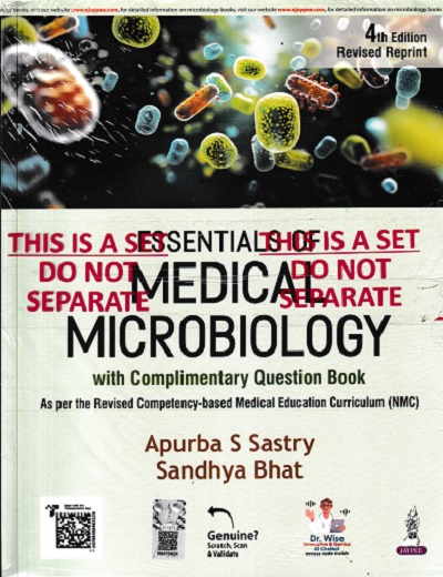 ESSENTIALS OF MEDICAL MICROBIOLOGY | APURBA S. SASTRY, SANDHYA BHAT | Jaypee