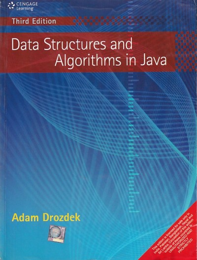 DATA STRUCTURES AND ALGORITHMS IN JAVA | ADAM DROZDEK | Cengage
