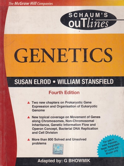 GENETICS | SUSAN ELROD, WILLIAM STANSFIELD, G BHOWMIK | McGraw Hill