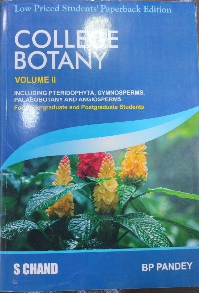 COLLEGE BOTANY VOLUME 2 | DR. B.P. PANDEY | S. CHAND