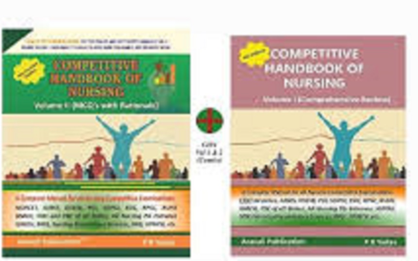 COMPETITIVE HANDBOOK OF NURSING (COMPREHENSIVE REVIEW) VOL. I &II | P R YADAV | ARAVALI PUBLICATION