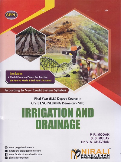 IRRIGATION AND DRAINAGE (Final Year (B.E.) Degree Course In Civil Engineering Semester – 8 SPPU)