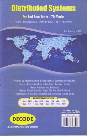 DECODE DISTRIBUTED SYSTEMS (IT SEM 8) SPPU | IRESH A. DHOTRE | TECHNICAL PUBLICATIONS