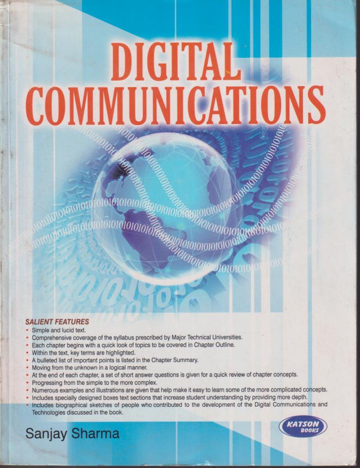 DIGITAL COMMUNICATIONS | SANJAY SHARMA | Katson
